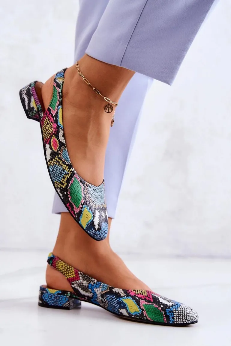 Baleriny Na Obcasie Maciejka 04482-39 Multikolor