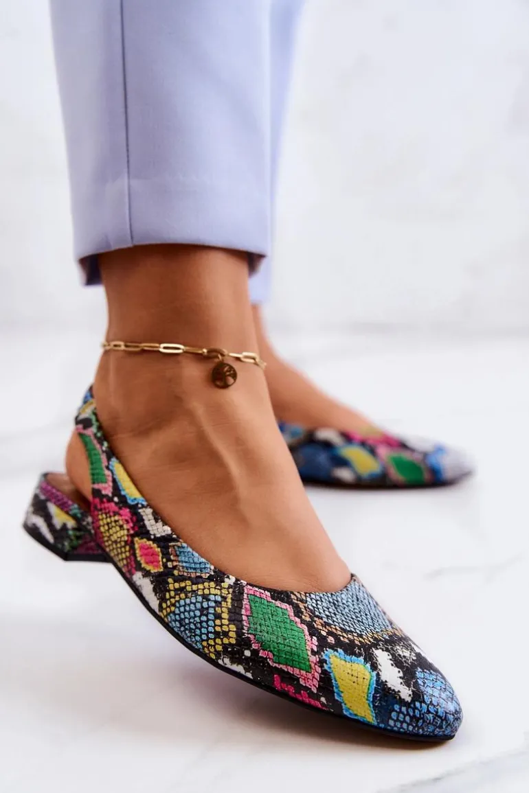 Baleriny Na Obcasie Maciejka 04482-39 Multikolor