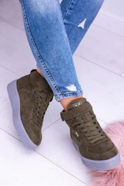 Big Star Sneakersy Trampki Khaki BB274648