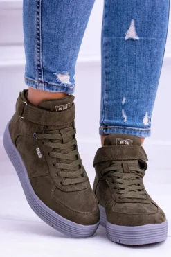 Big Star Sneakersy Trampki Khaki BB274648