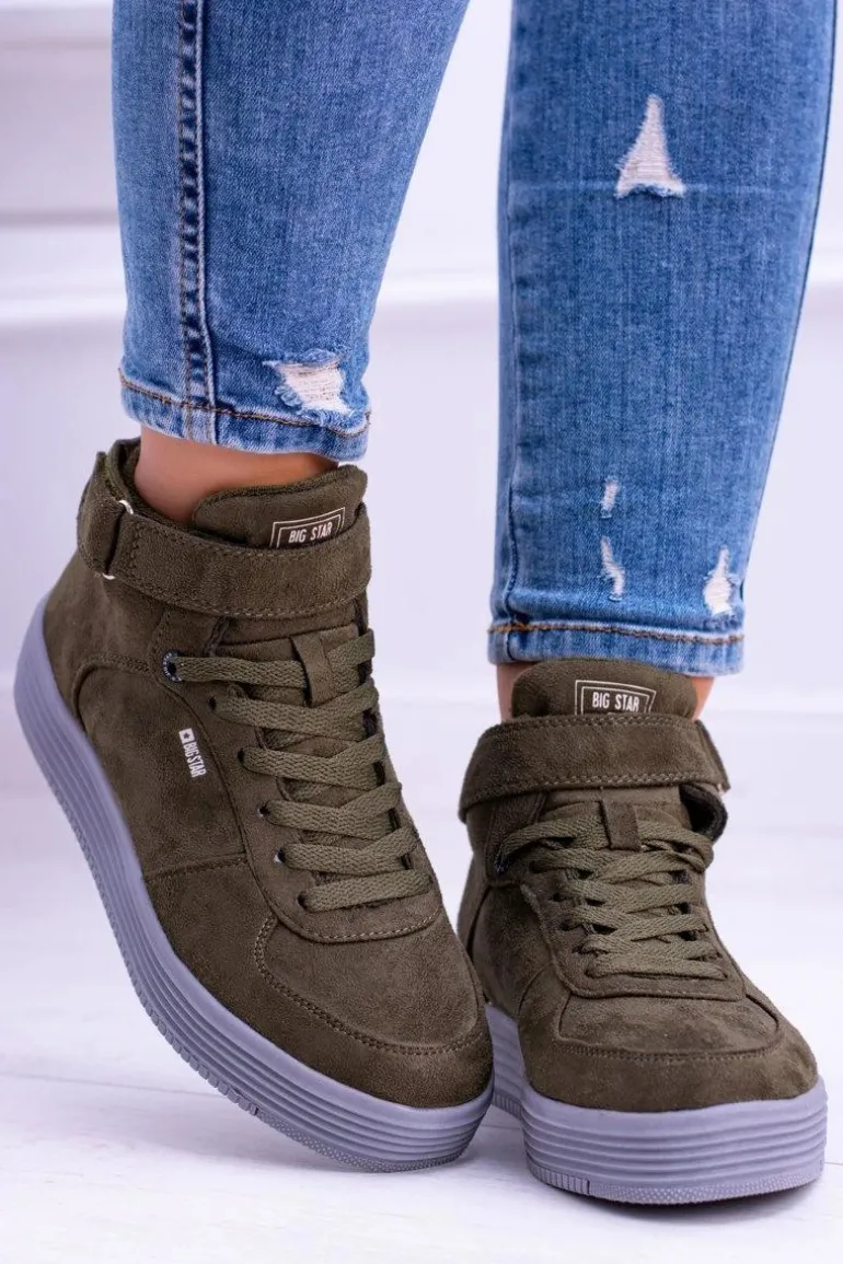 Big Star Sneakersy Trampki Khaki BB274648