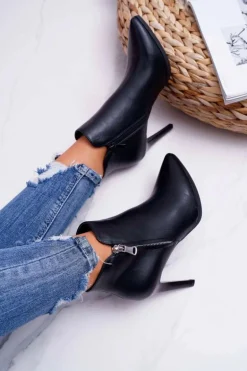 Botki Damskie Na Szpilce Sergio Leone BT502