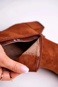 Botki Damskie Sergio Leone Camel BT528