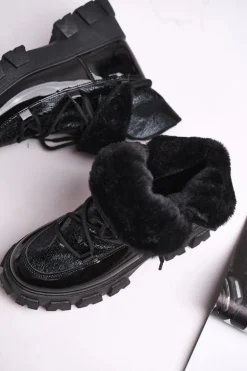 Botki Damskie Wsuwane Rochelle Czarne