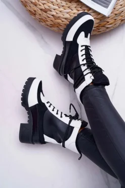 Botki Damskie Wysokie Sznurowane Ridley