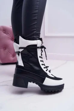 Botki Damskie Wysokie Sznurowane Ridley