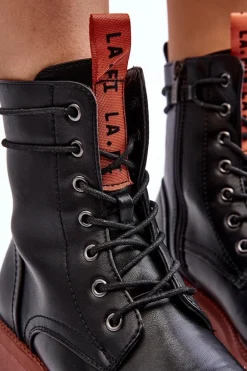 Botki Trapery Damskie La.Fi 250045OR-LA Czarne