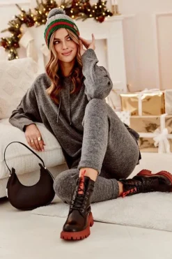 Botki Trapery Damskie La.Fi 250045OR-LA Czarne