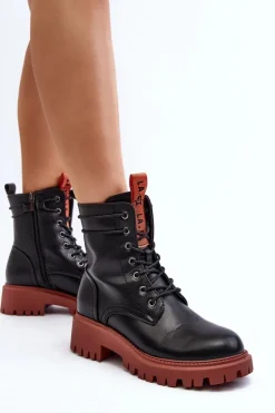 Botki Trapery Damskie La.Fi 250045OR-LA Czarne