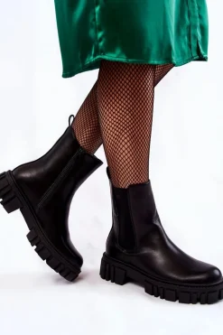 Botki Workery Cross Jeans KK2R4069C Czarne