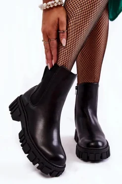 Botki Workery Cross Jeans KK2R4069C Czarne