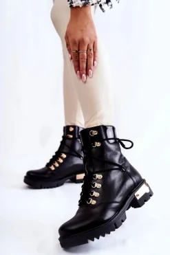 Botki Workery Lewski Shoes 3243 Czarne