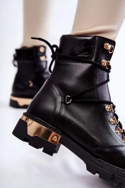 Botki Workery Lewski Shoes 3243 Czarne