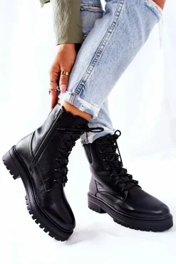 Botki Workery Ocieplane Sergio Leone Czarne TR756