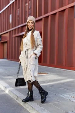 Botki Workery Z Klamrą Czarne Devera