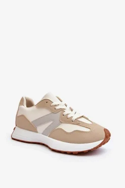 Buty Sportowe Damskie Beżowe Chloette