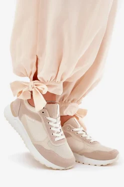Buty Sportowe Damskie Beżowe Laaksona