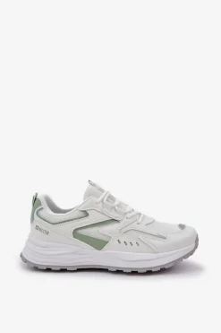 Buty Sportowe Damskie Big Star NN274A095 HI-POLY SYSTEM Biało-Zielone