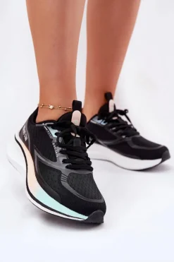 Buty Sportowe Damskie Big Star RR274A160 HI-POLY SYSTEM Czarne