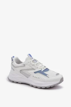 Buty Sportowe Damskie Big Star NN274A094 HI-POLY SYSTEM Biało-Niebieskie
