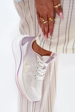 Buty Sportowe Damskie Big Star RR274A161 HI-POLY SYSTEM Białe