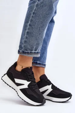 Buty Sportowe Damskie Czarne Chloette