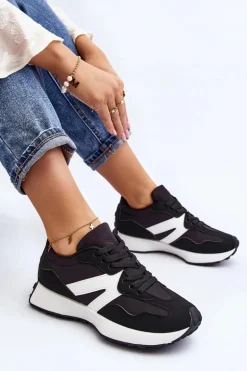 Buty Sportowe Damskie Czarne Chloette