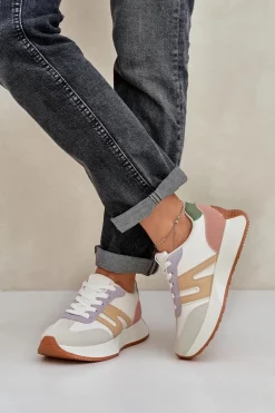 Buty Sportowe Damskie Na Platformie Multikolor Emidi