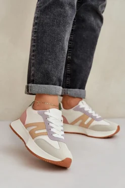 Buty Sportowe Damskie Na Platformie Multikolor Emidi
