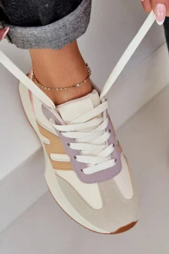 Buty Sportowe Damskie Na Platformie Multikolor Emidi