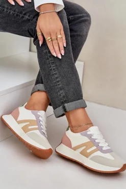 Buty Sportowe Damskie Na Platformie Multikolor Emidi
