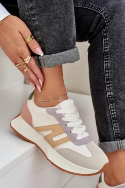 Buty Sportowe Damskie Na Platformie Multikolor Emidi