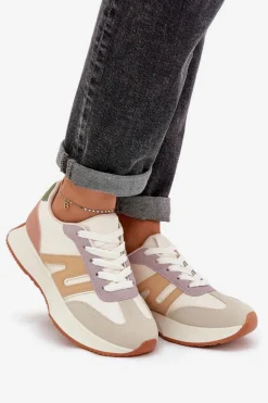 Buty Sportowe Damskie Na Platformie Multikolor Emidi