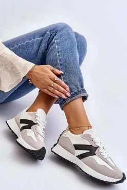 Buty Sportowe Damskie Szare Chloette