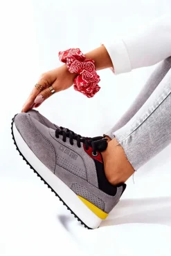 Buty Sportowe Memory Foam Big Star II274406 Szare