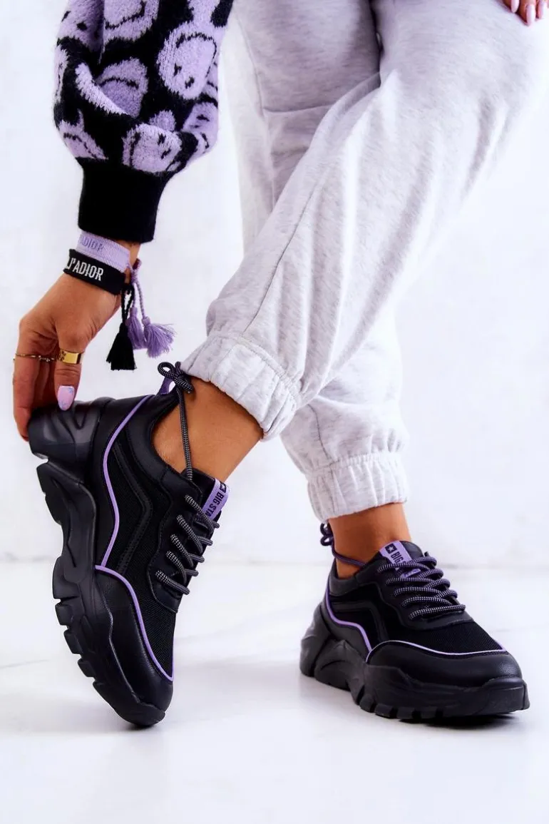 Buty Sportowe Memory Foam Big Star JJ274786 Czarne