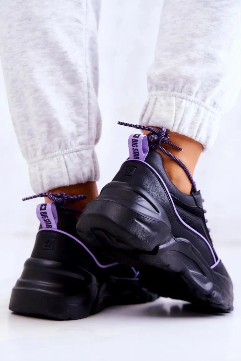 Buty Sportowe Memory Foam Big Star JJ274786 Czarne