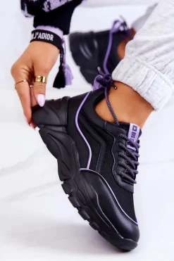 Buty Sportowe Memory Foam Big Star JJ274786 Czarne