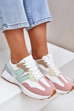 Buty Sportowe Sneakersy Damskie Multikolor Britma