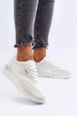 Buty Sportowe Sneakersy Damskie Białe Vovella