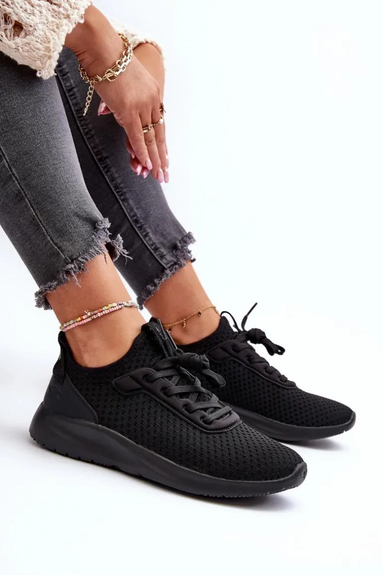 Buty Sportowe Sneakersy Damskie 4F 4FRSS24FLOWF055 Czarne