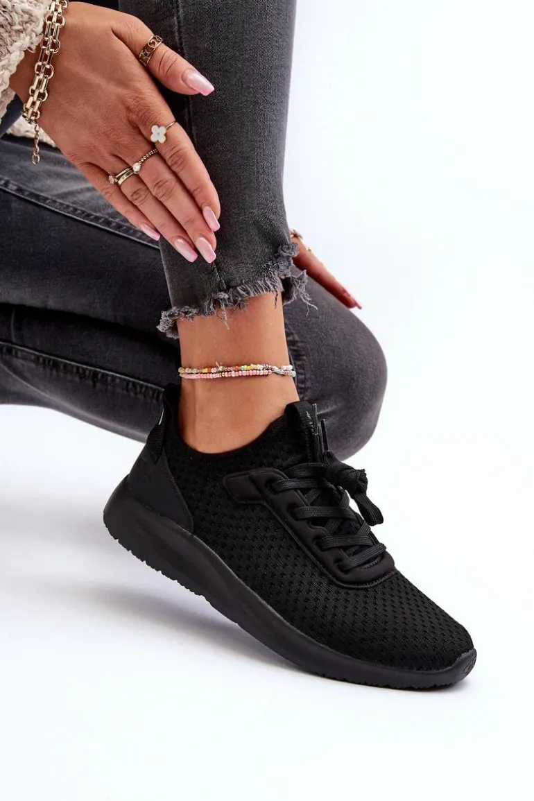 Buty Sportowe Sneakersy Damskie 4F 4FRSS24FLOWF055 Czarne