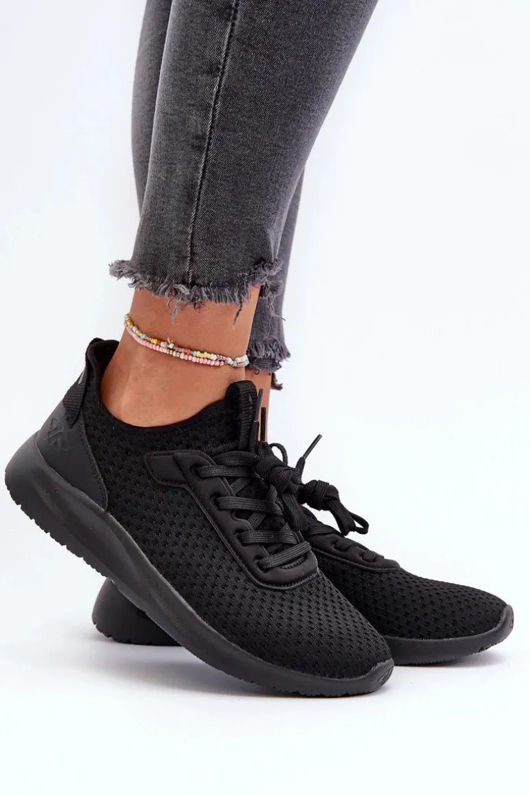 Buty Sportowe Sneakersy Damskie 4F 4FRSS24FLOWF055 Czarne