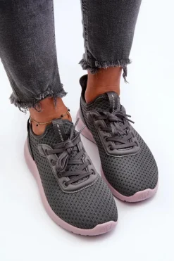 Buty Sportowe Sneakersy Damskie 4F 4FRSS24FLOWF055 Ciemnoszare