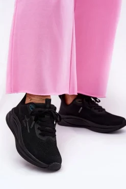 Buty Sportowe Sneakersy Damskie Big Star RR274A144 HI-POLY SYSTEM Czarne