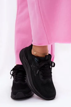 Buty Sportowe Sneakersy Damskie Big Star RR274A144 HI-POLY SYSTEM Czarne