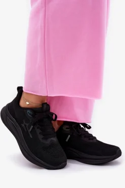 Buty Sportowe Sneakersy Damskie Big Star RR274A144 HI-POLY SYSTEM Czarne