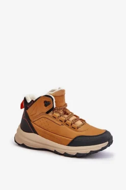 Buty Trekkingowe Młodzieżowe Ocieplane McKeylor 14011 Camel