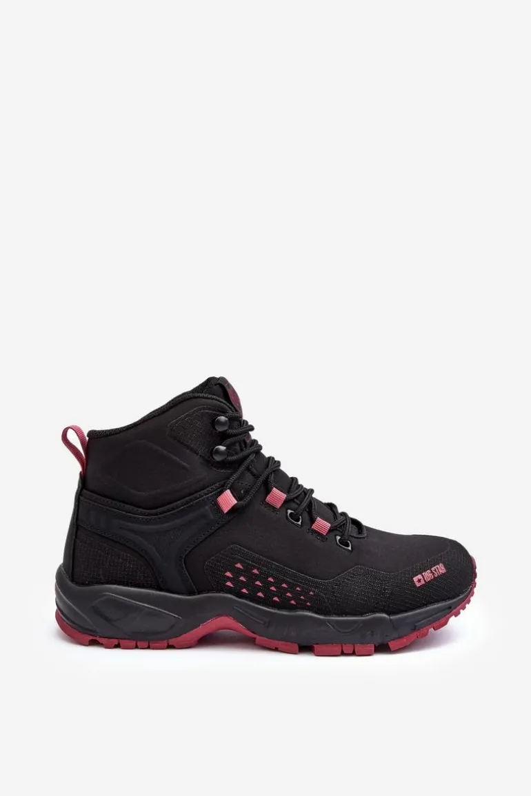 Buty Trekkingowe Trapery Memory Foam System Czarne Big Star MM274562