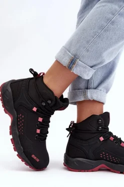 Buty Trekkingowe Trapery Memory Foam System Czarne Big Star MM274562